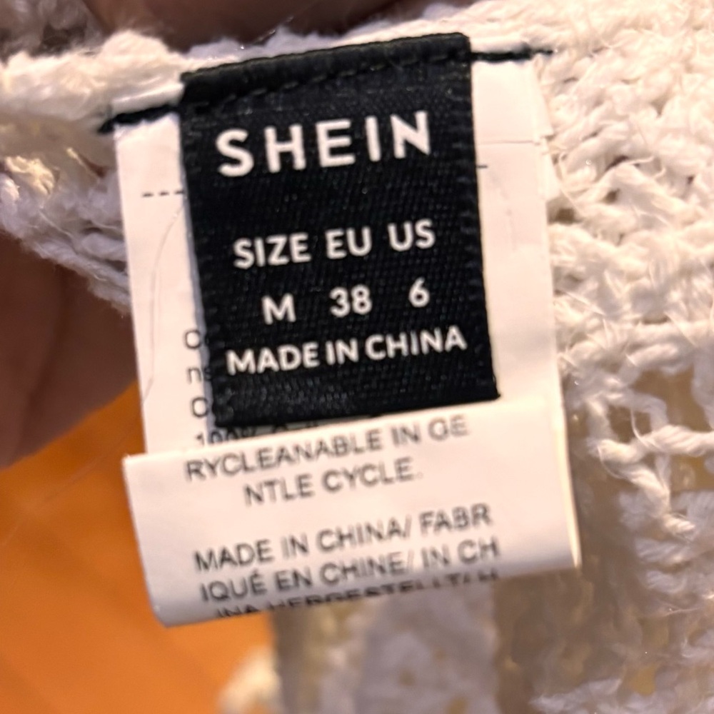 SHEIN Cream Knitwear